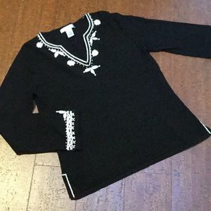 August Silk sweater/top